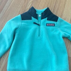 Fleece half zip coat